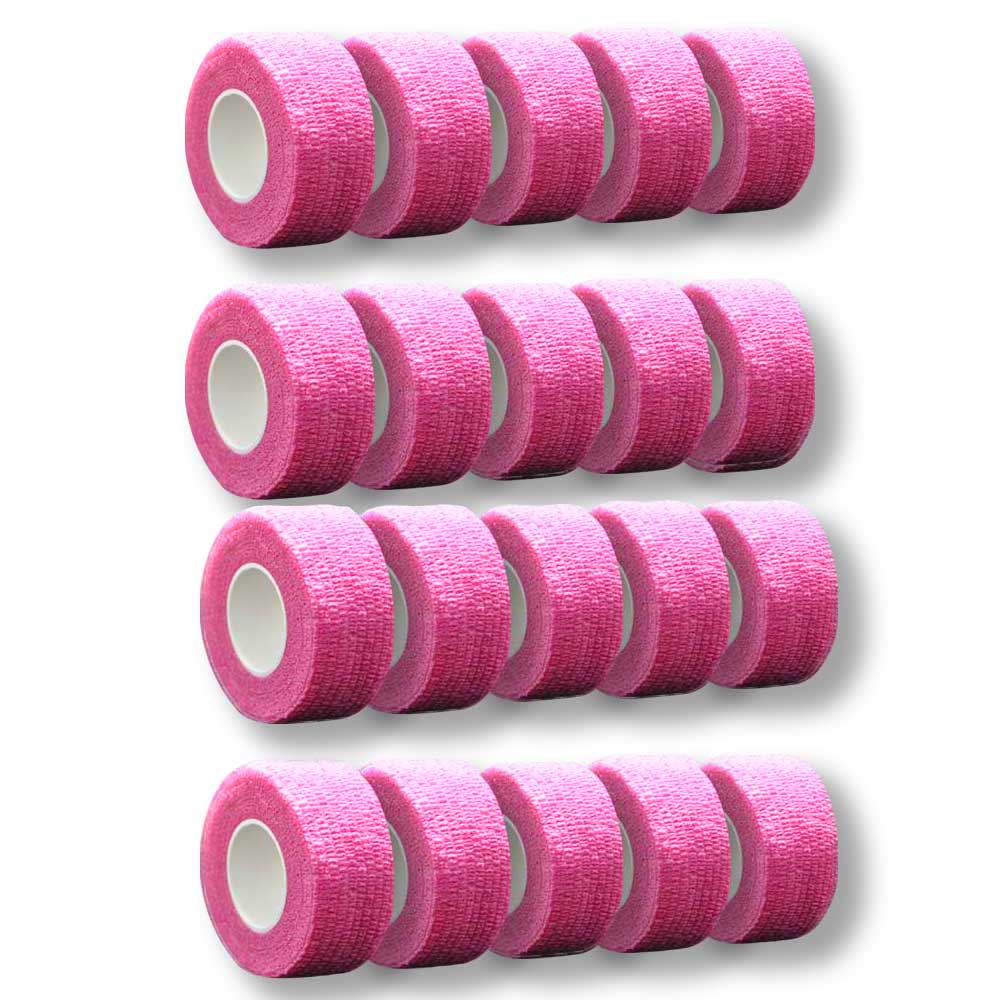 MC24® Fingertape color, kohäsiv, 2,5cmx4,5m, pink, 20St