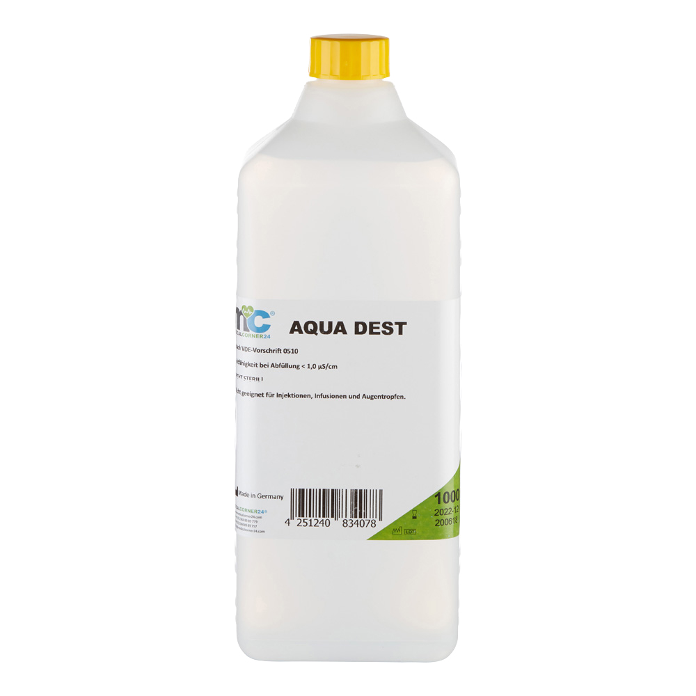 Aqua Dest Destilliertes Wasser - 2x 10 Liter Kanister, 20 Liter  mikrofiltrietes Wasser 