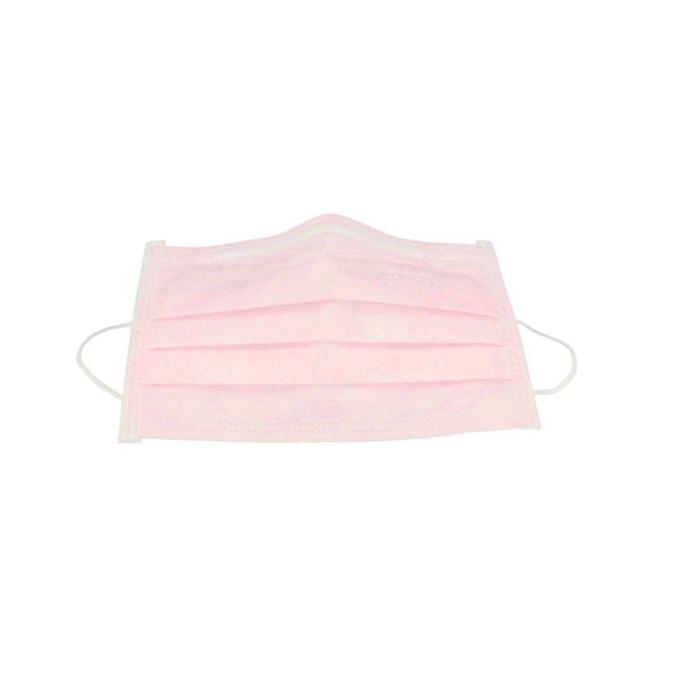 Monoart Mundschutz mit Gummizug von Euronda, 3-lagig, 50 St., rosa