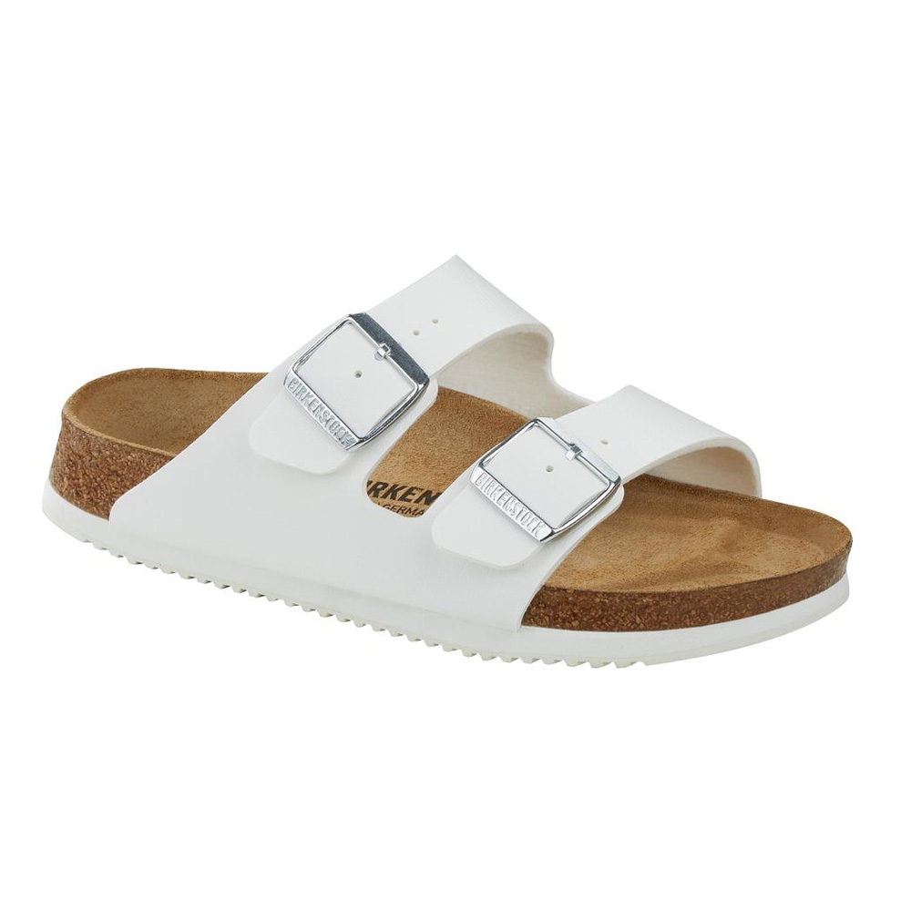 Birkenstock Arizona SL mit Superlaufsohle, weiß, Gr. 37