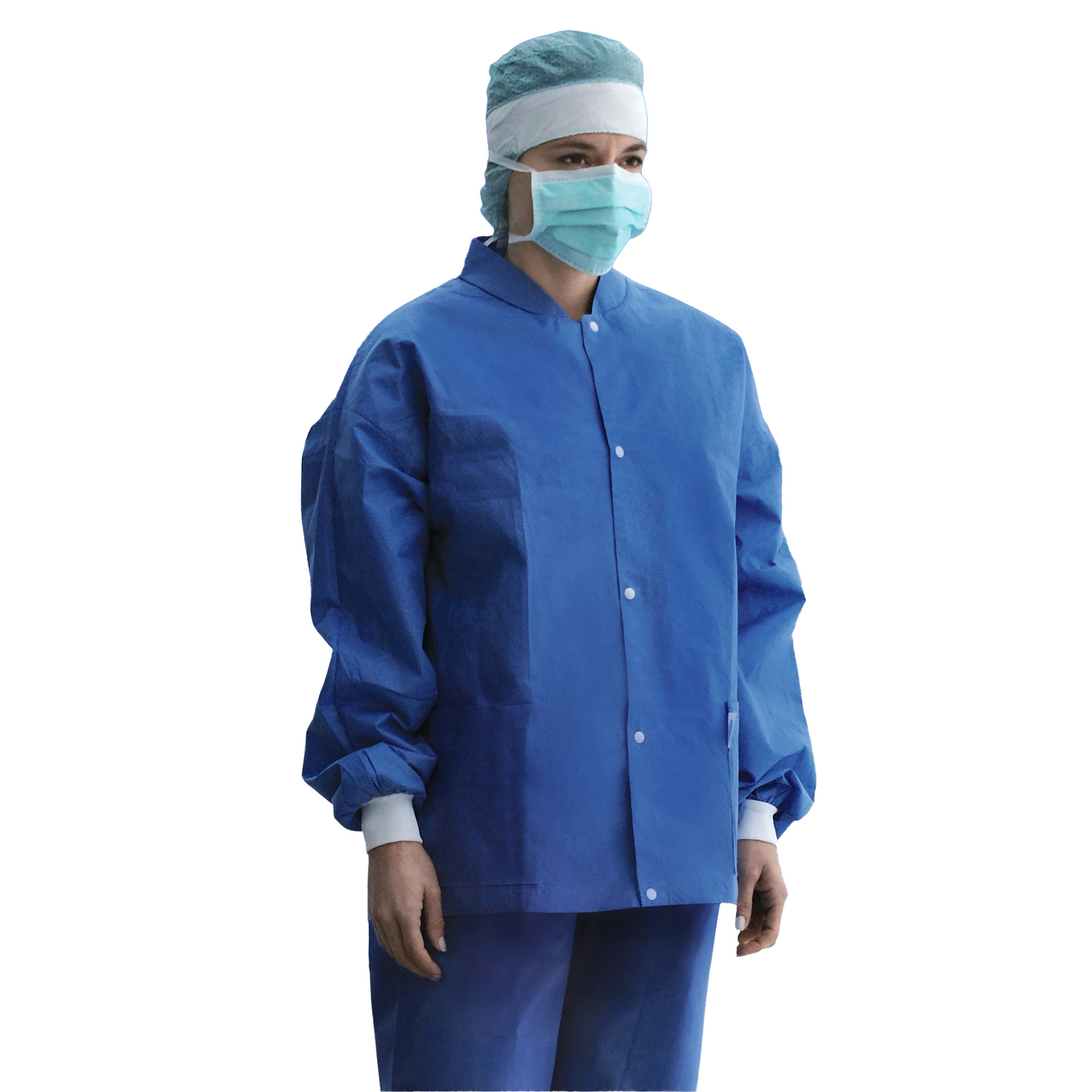 Hartmann Foliodress® Jacket, blau, Gr. L, 10 St.