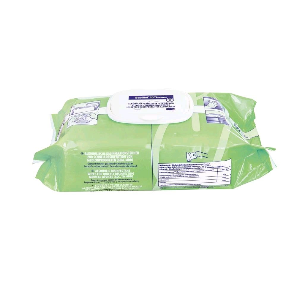 Schnell-Desinfektionstücher Bacillol® 30 Tissues von BODE, 80 Stück