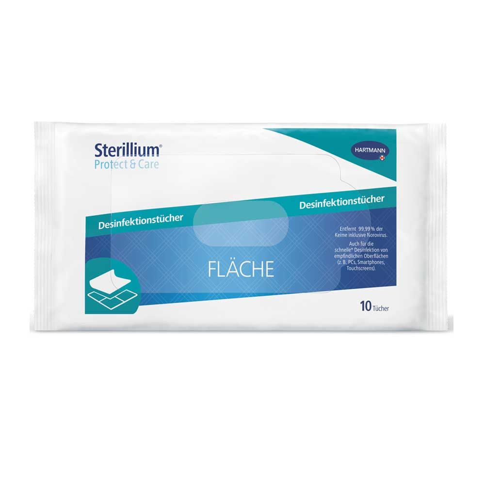 Hartmann Sterillium Protect & Care Desinfektionstücher, Flächen, 10St