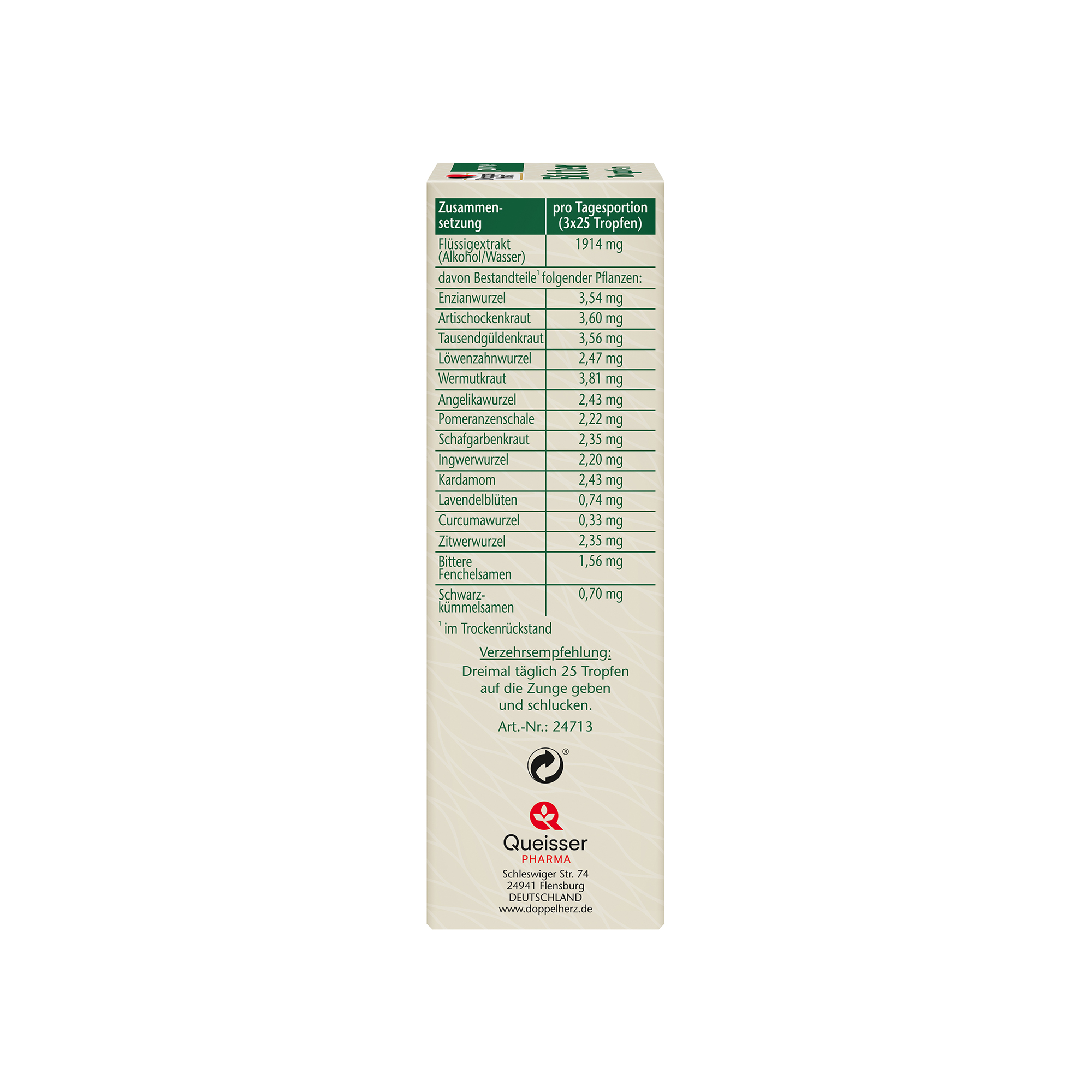 Doppelherz pure Bitter Tropfen, 50ml
