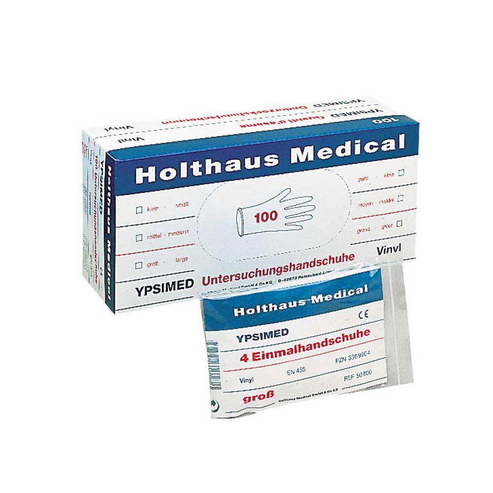 Holthaus Medical YPSIMED Einmalhandschuhe, Vinyl, L