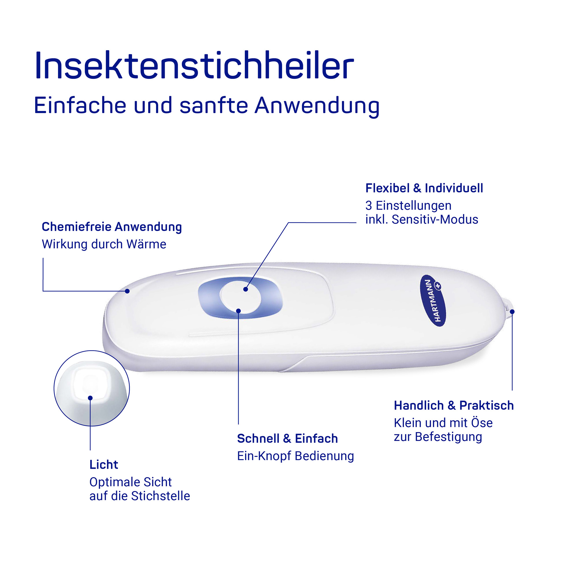 HARTMANN Insektenstichheiler mit 3 Intensitätsstufen