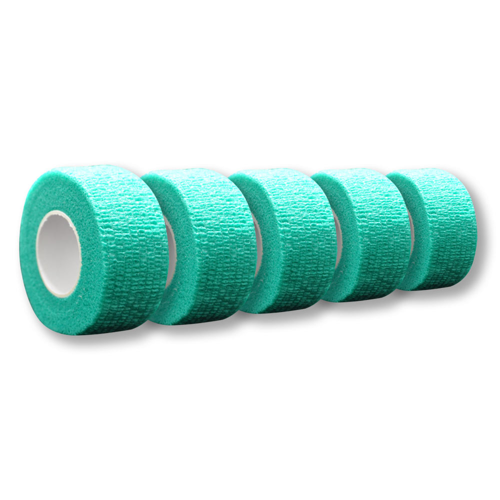 MC24® Fingertape color, kohäsiv, 2,5cmx4,5m, dunkelgrün, 5St