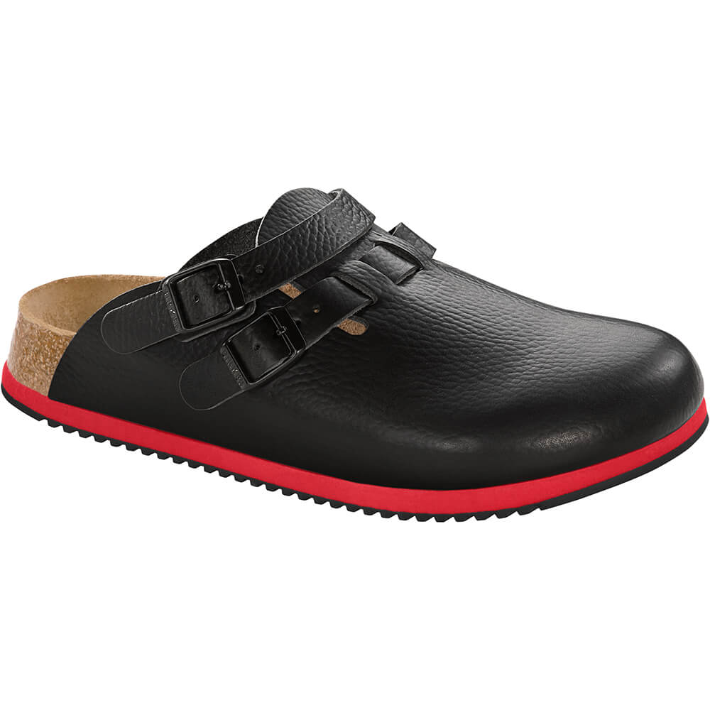 Kay SL Superlauf Weichbettung, Birkenstock, schwarz-rot, Schmal Gr. 35