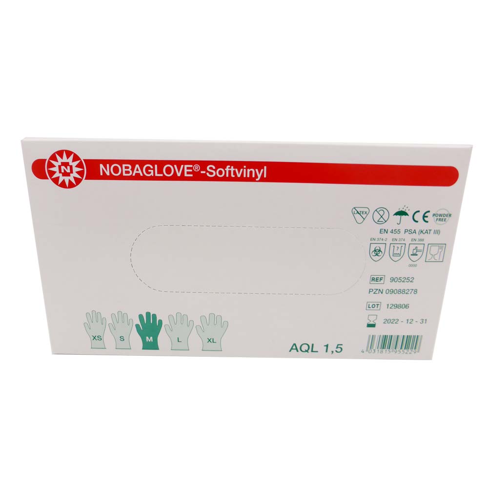 Noba NOBAGLOVE®-Softvinyl Einmal-Handschuhe, XL, 100St