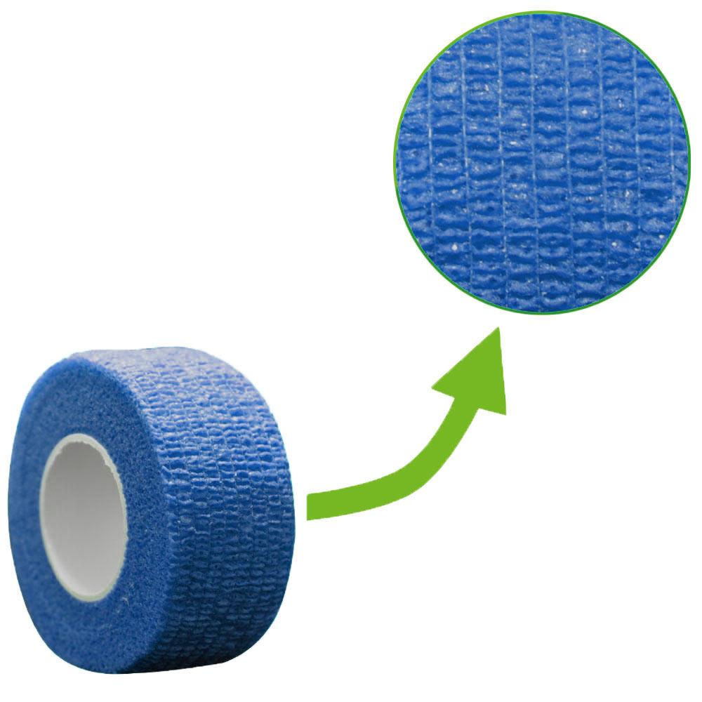 MC24® Fingertape color, kohäsiv, 2,5cmx4,5m, blau, 1St