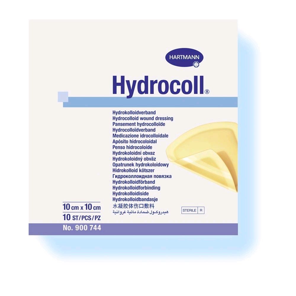 Hartmann Hydrololloid-Verband Hydrocoll, steril, 5 x 5 cm, 10 Stück