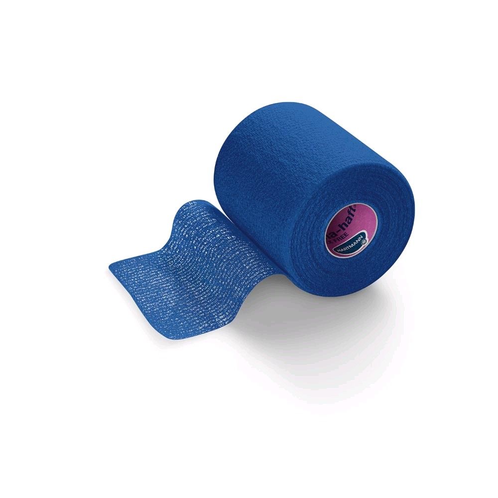 Hartmann Peha-haft Color Latexfrei, Fixierbinde blau 6 cm x 20 m, 1 St