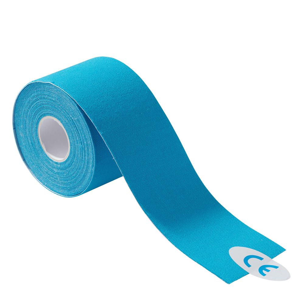 Power Kinesiologie Tape, 5 cm x 5 m, 1 Rolle, blau