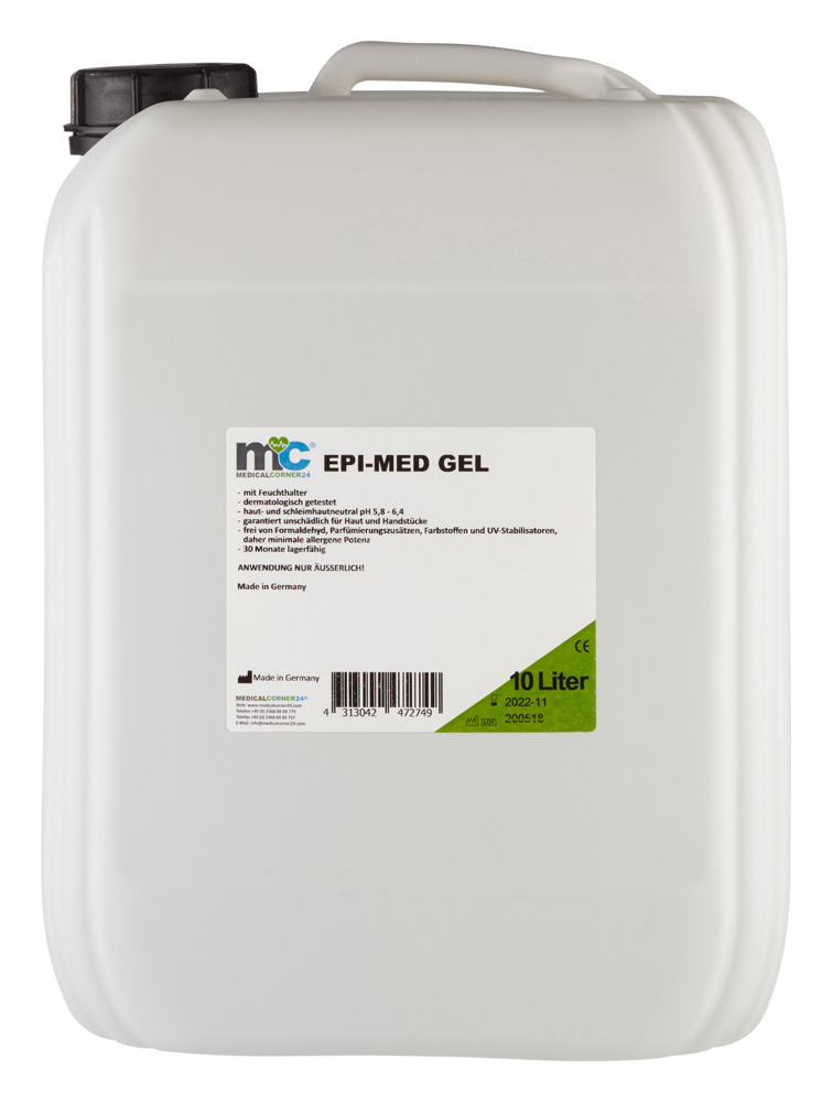 IPL Gel Epimed, IPL Kontaktgel für Laser-Haarentfernung, 10 Liter