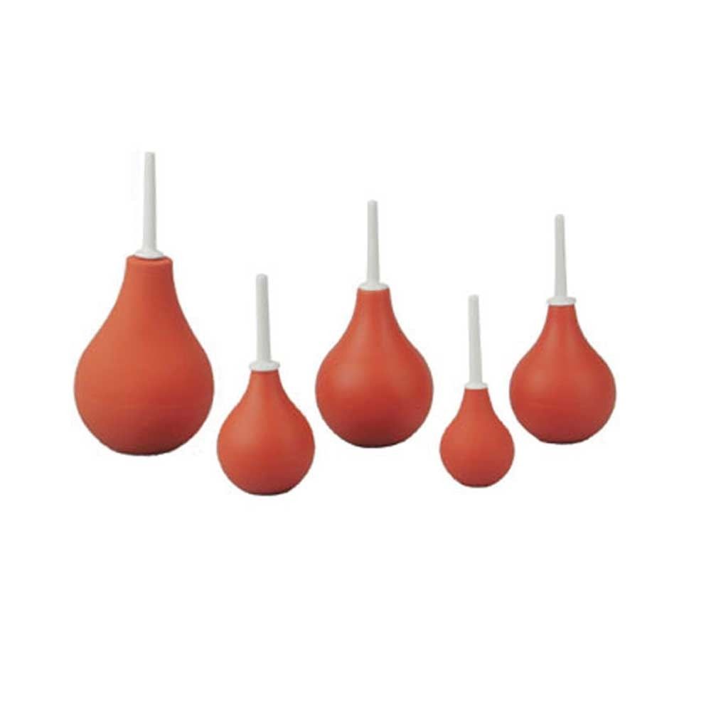 Behrend Birnspritze, weicher PVC, rot, Klistierrohr, Gr. 7, 140ml