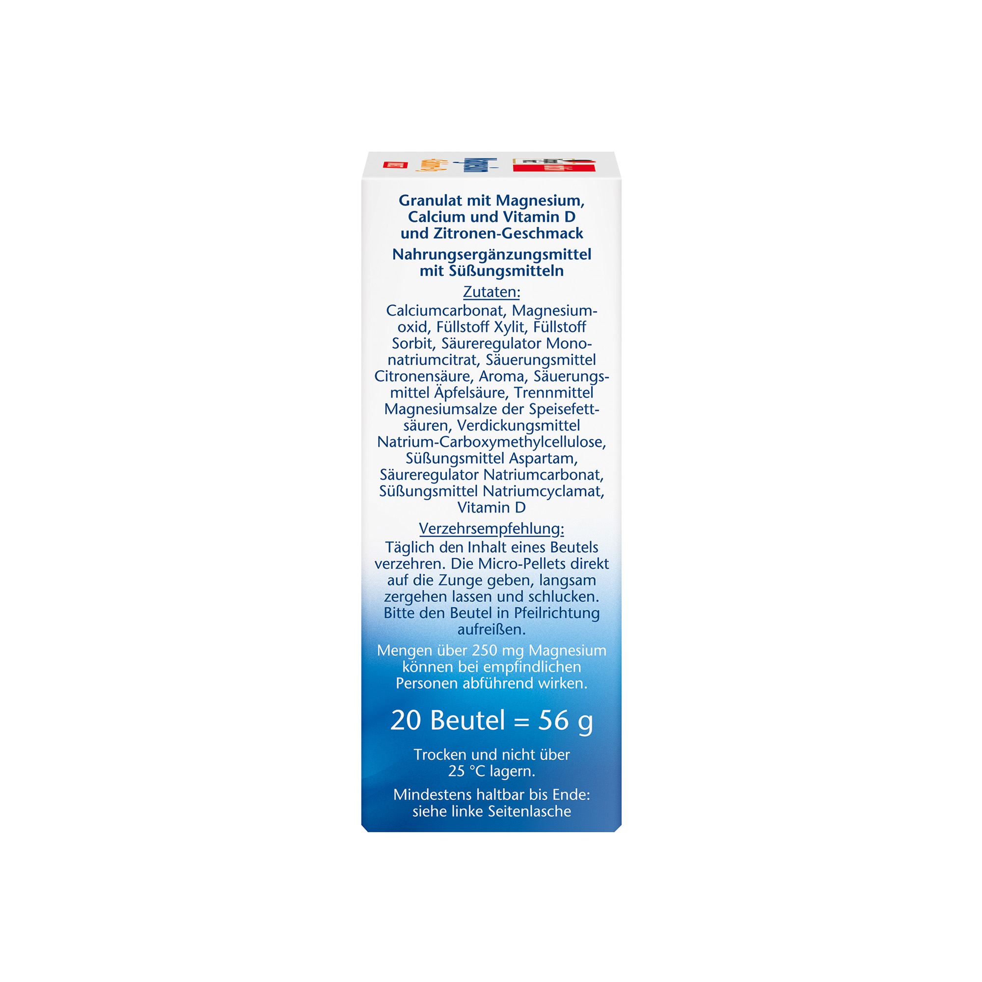 Doppelherz aktiv Magnesium + Calcium + Vitamin D3, 20 Portionen
