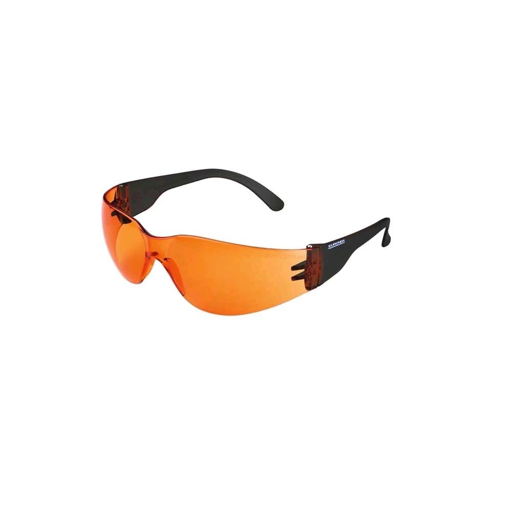 Monoart Schutzbrille für Kinder Orange von Euronda mit UV-Schutz