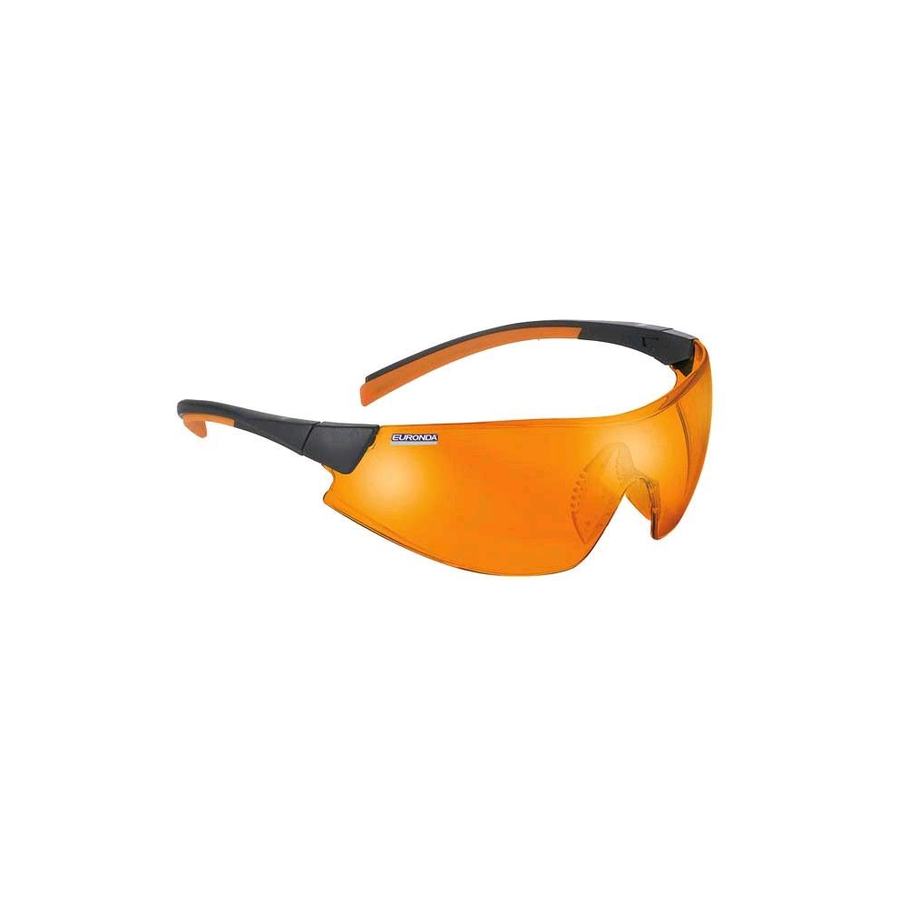 Monoart Schutzbrille Evolution Orange von Euronda mit UV-Schutz