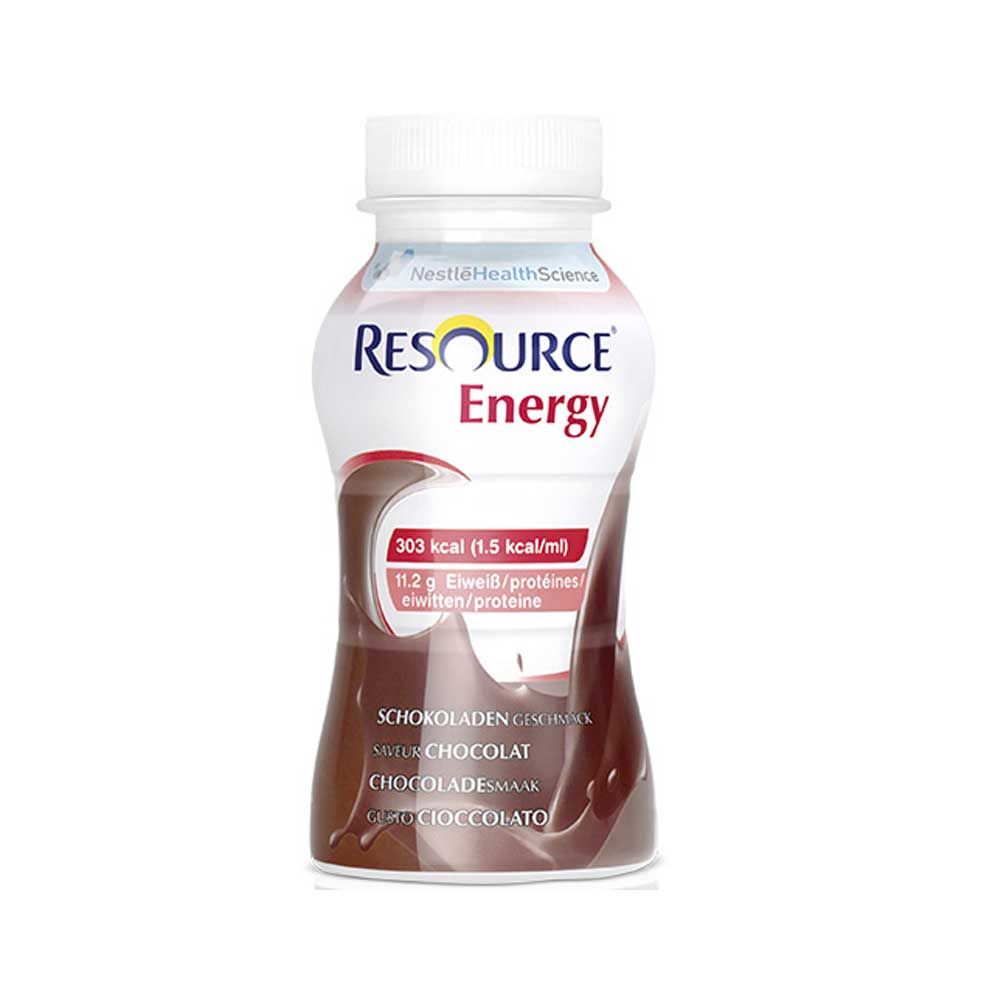 Nestle Resource® Energy Drink, 24x200ml, Schokolade