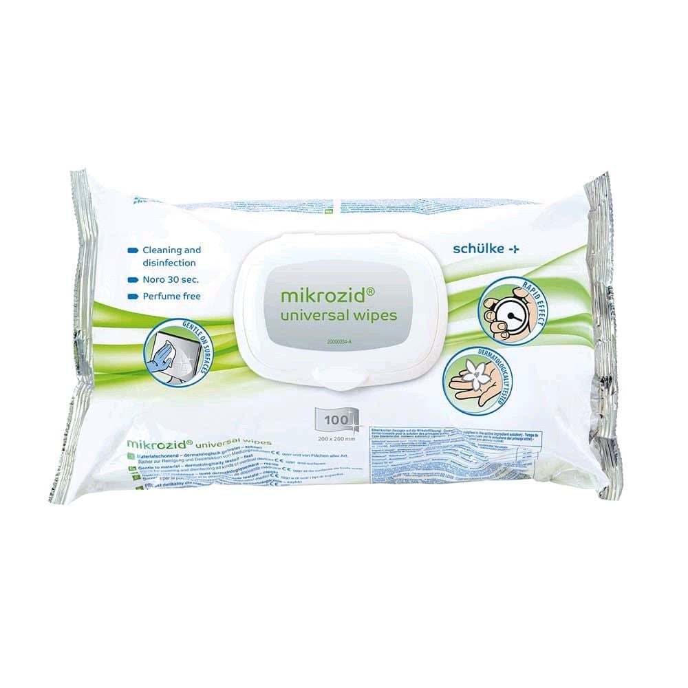 Schülke mikrozid® universal wipes, Schnell-Desinfektionstücher, 100 St