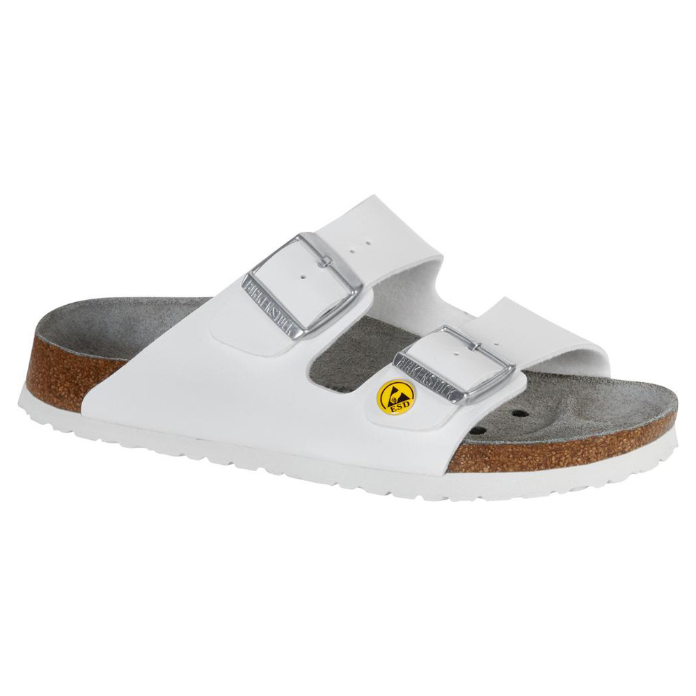 Birkenstock Arizona ESD, TÜV-geprüft, weiß, Gr. 38