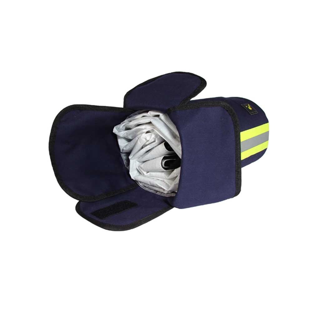 TEE-UU RESPI LIGHT Tasche für Atemschutzmasken, 25x14cm, blau, leer