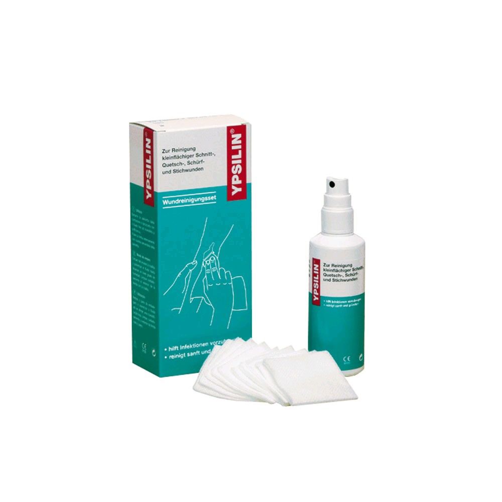 Holthaus Medical YPSILIN® Wundreinigungsset 100 ml Fluid / 20 Tücher