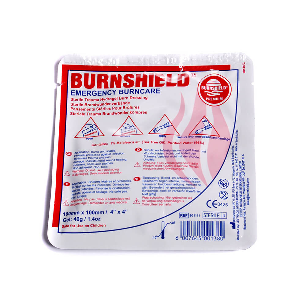 BurnShield Hydrogelverband, für Verbrennungen, versch. Größen