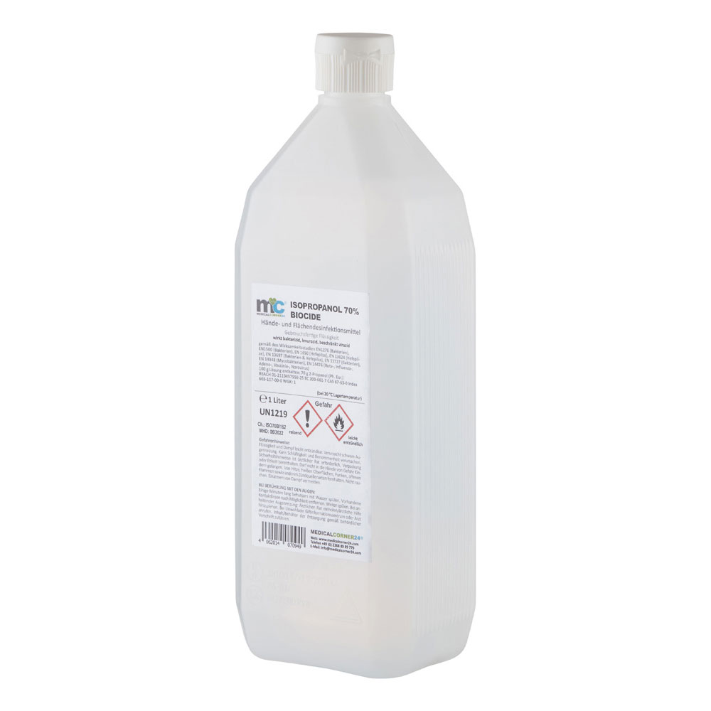 MC24 Hände-/Flächendesinfektion Biocide, Achkantfl., Klappschar., 1L