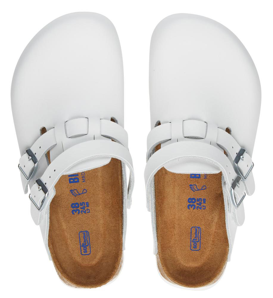 Birkenstock Kay SL Weichbettung, schmale Weite, weiß, Gr. 38