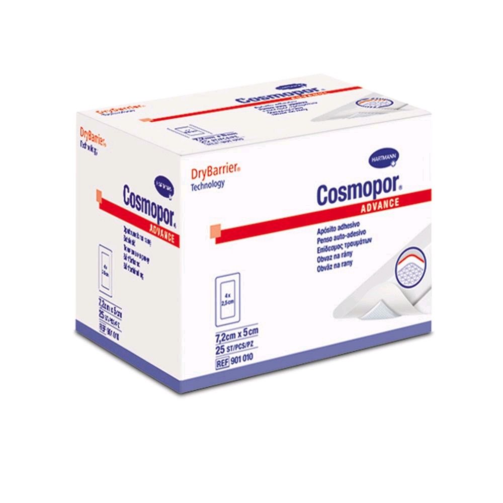 Hartmann Cosmopor® Advance, Post-OP-Verband, 7,2cm x 5cm, 10 Stück