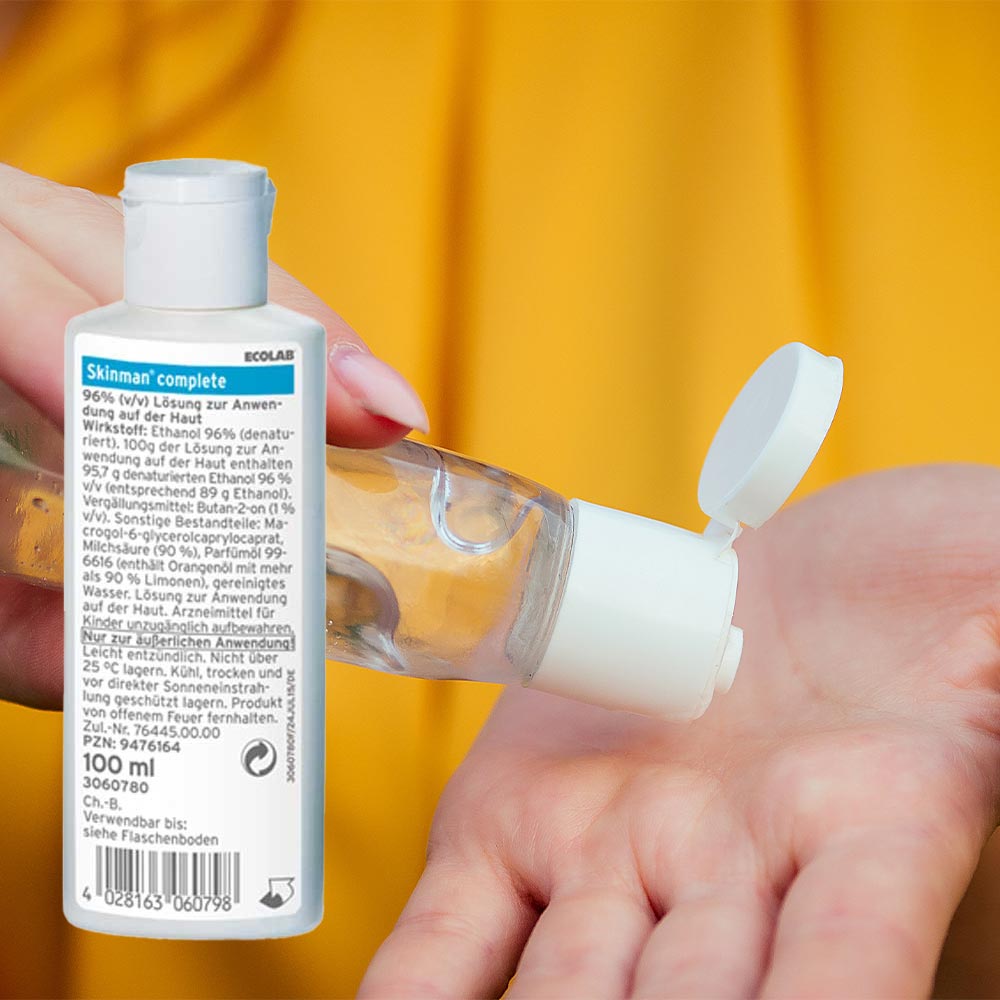 Ecolab Händedesinfektion Skinman Complete pure, 100 ml