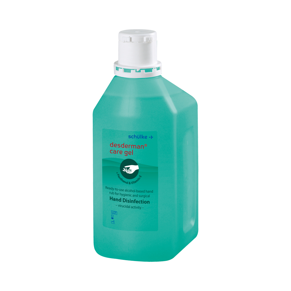 Desderman® Care Gel Handdesinfektionsgel, parfümfrei, von Schülke, 1000ml