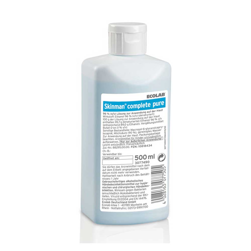 Ecolab Händedesinfektion Skinman Complete pure, versch. Größen