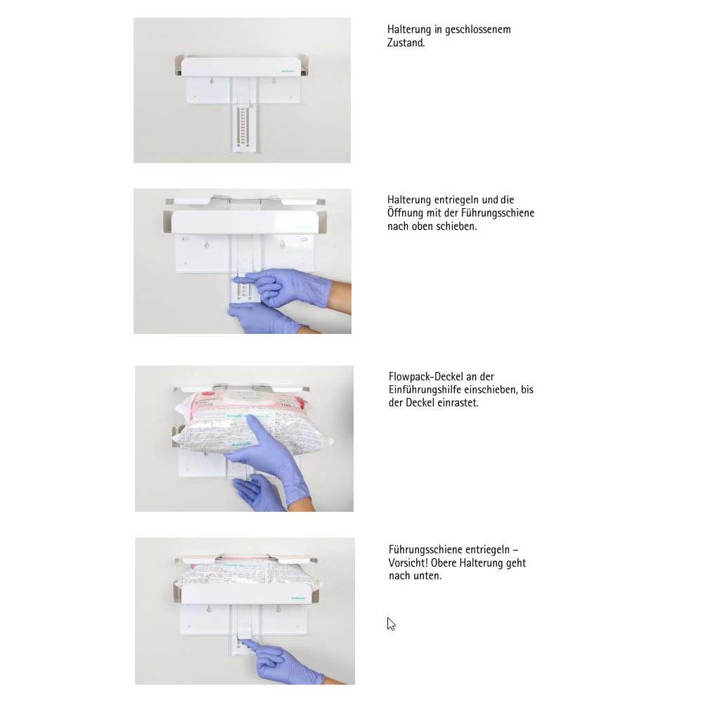 B.Braun Flowpack-Wandhalterung, Aluminium, 1St