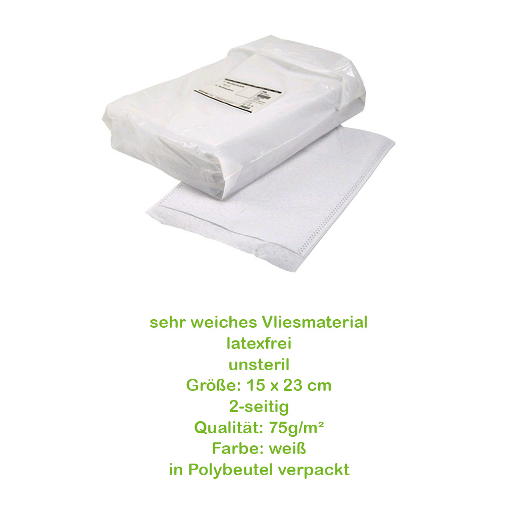 Asid Bonz Ultra-Soft Waschhandschuhe, 2-seitig, weiß, ca. 75 g/m²