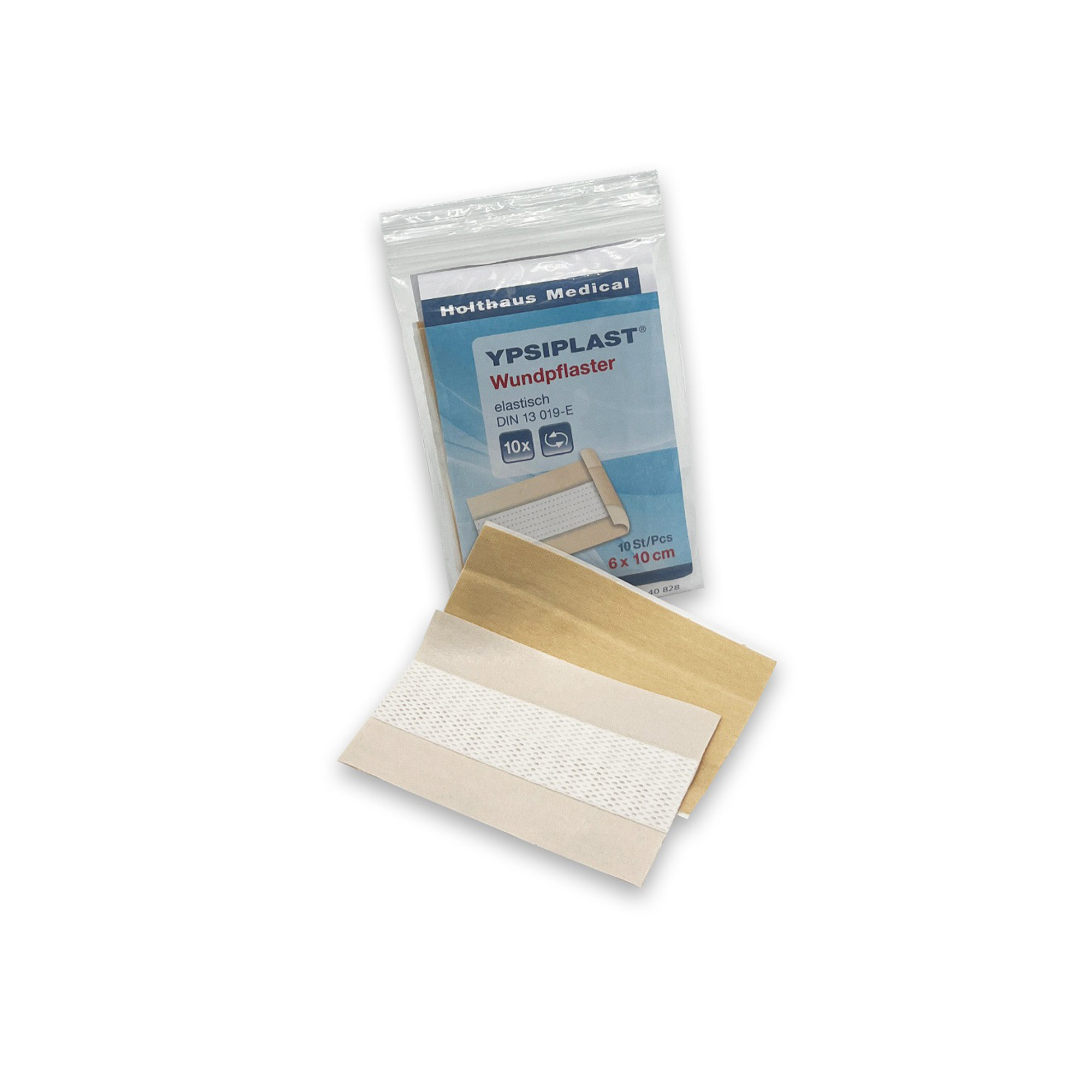 Holthaus Medical YPSIPLAST® Wundpflaster 6  x 10 cm, 10 Stück