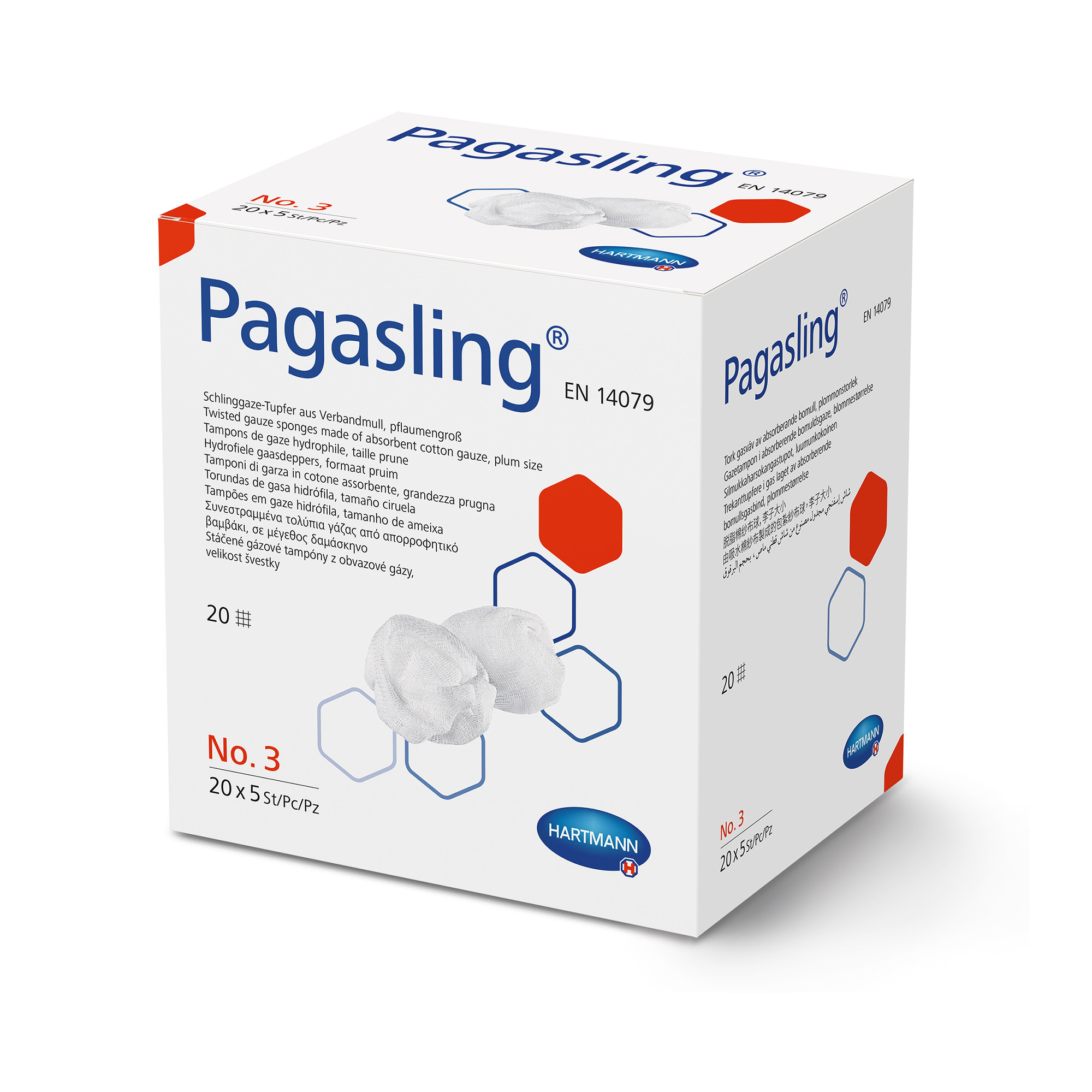 Hartmann Pagasling® Gr. 3, plaumengroß, steril