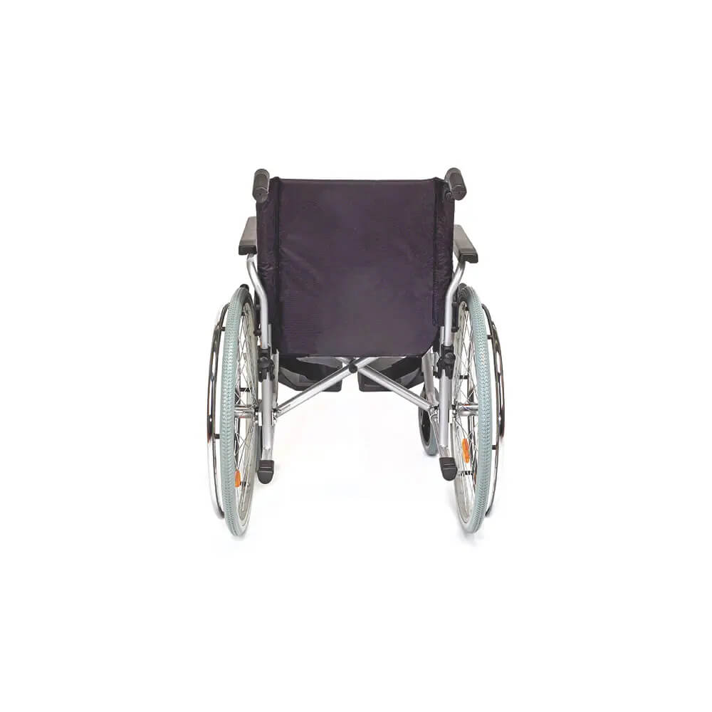 Rollstuhl aus Stahl von Servomobil, Höhenverstellbar, 43-45cm
