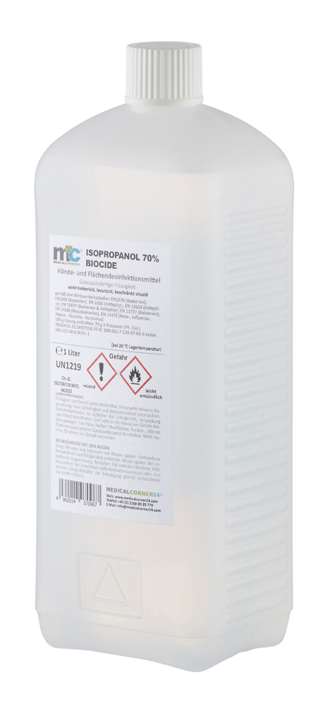 MC24 Hände-/Flächendesinfektion Biocide, Fl. mit Spritzeinsatz, 1 L