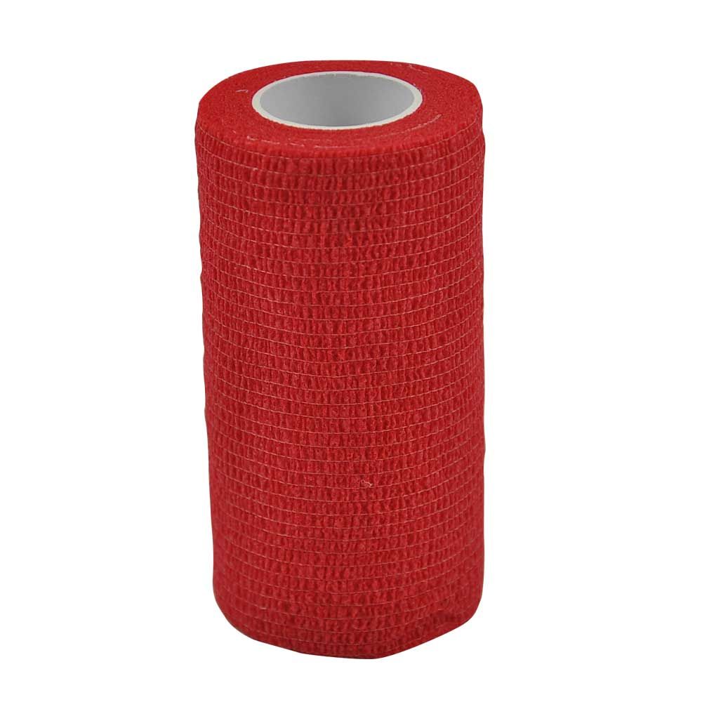 Holthaus Bandage Vlivet, selbsthaftend, 10cm, rot, 18St