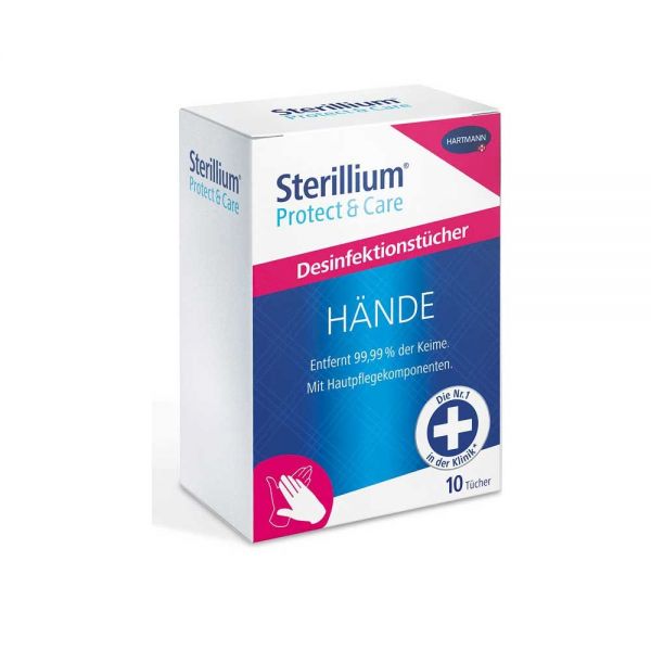 Hartmann Sterillium Protect & Care Händedesinfektionstücher Set, 5x 10 St