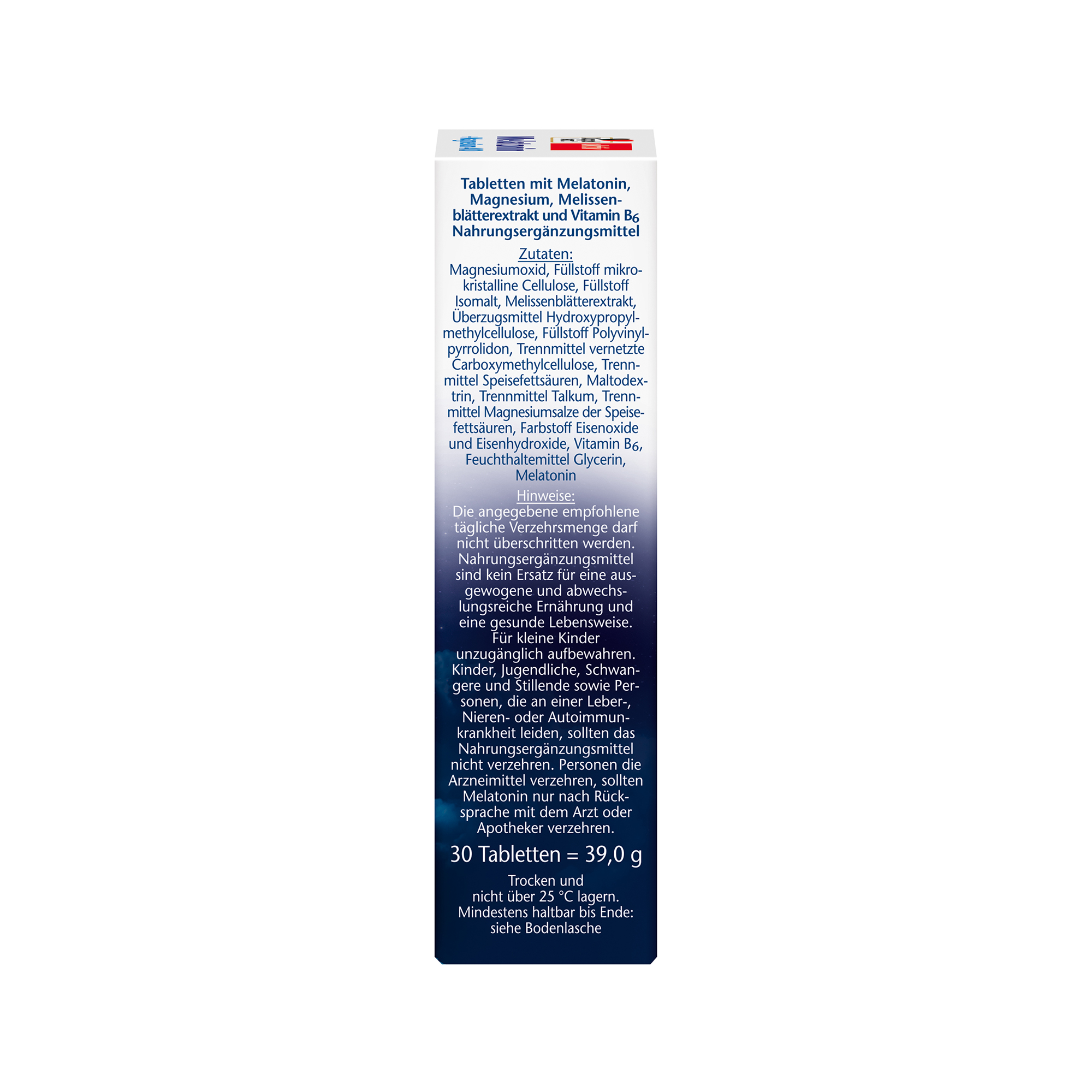 Doppelherz aktiv Melatonin + Magnesium 400, 30 Tabletten