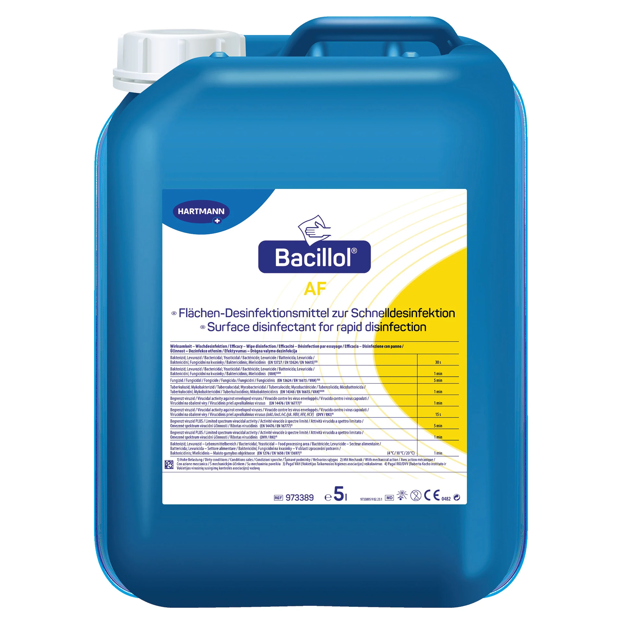 Bode Bacillol AF, Flächendesinfektionsmittel, aldehydfrei, 5 Liter