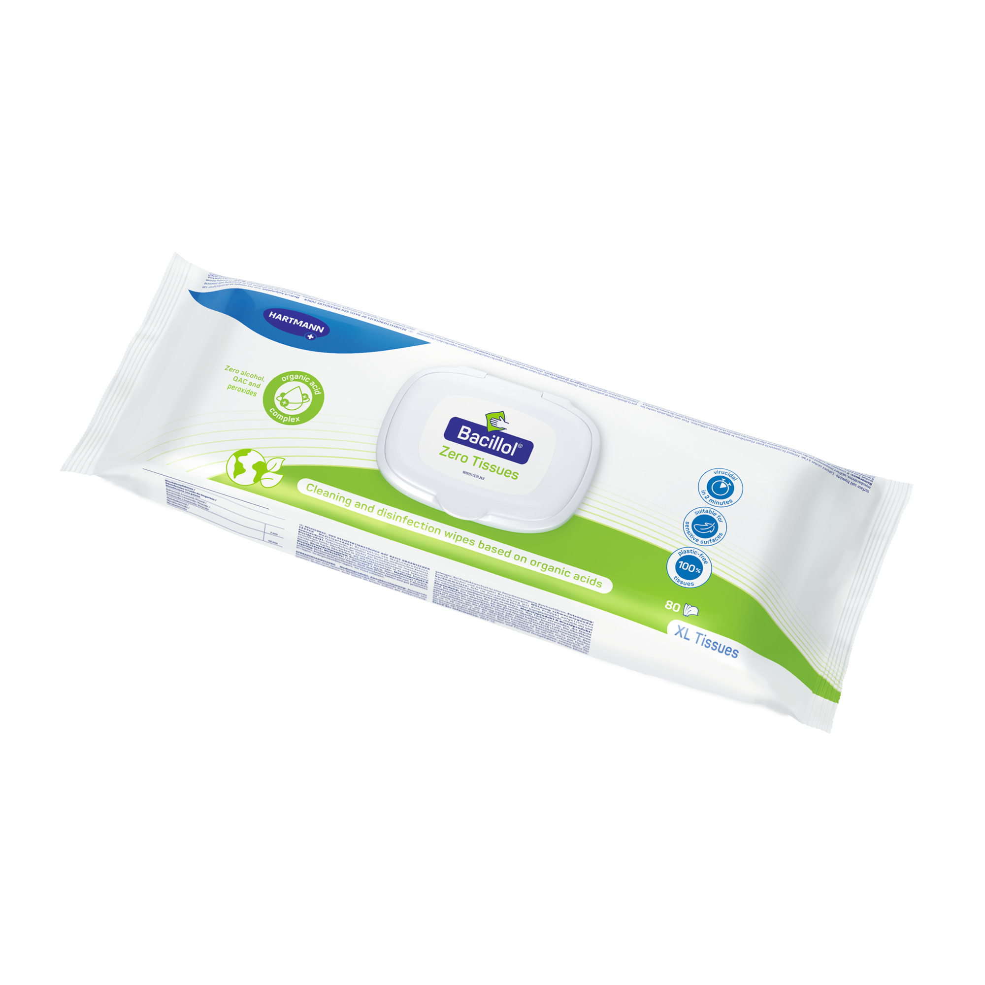 BODE Bacillol® Zero Tissues XL, 80 Tücher