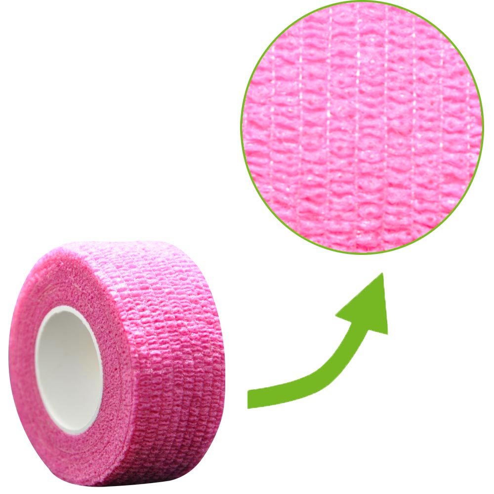 MC24® Fingertape color, kohäsiv, 2,5cmx4,5m, pink, 5St