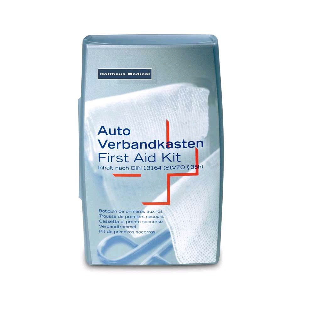 Holthaus Medical KFZ Verbandkasten DIN 13164, silber, 1 Stück
