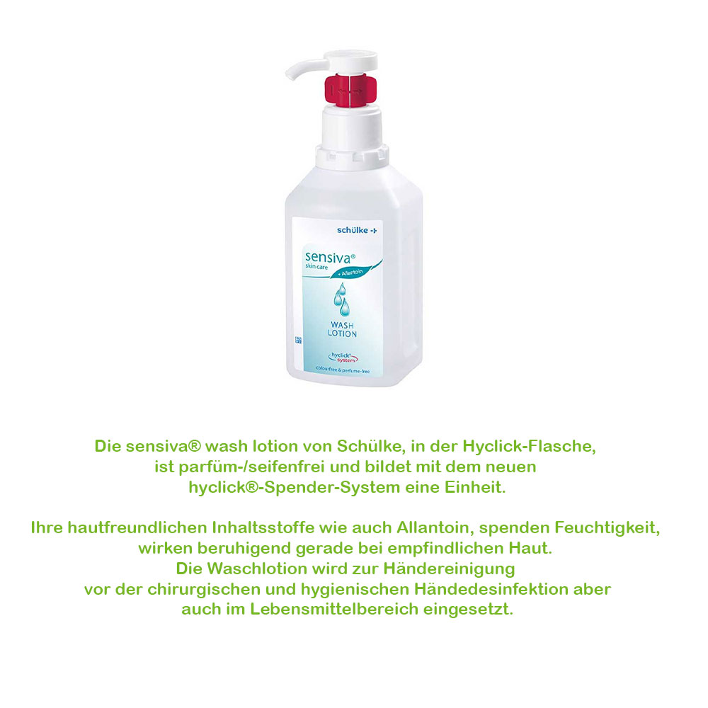 Schülke sensiva® Waschlotion hyclick, seifenfrei, 1L