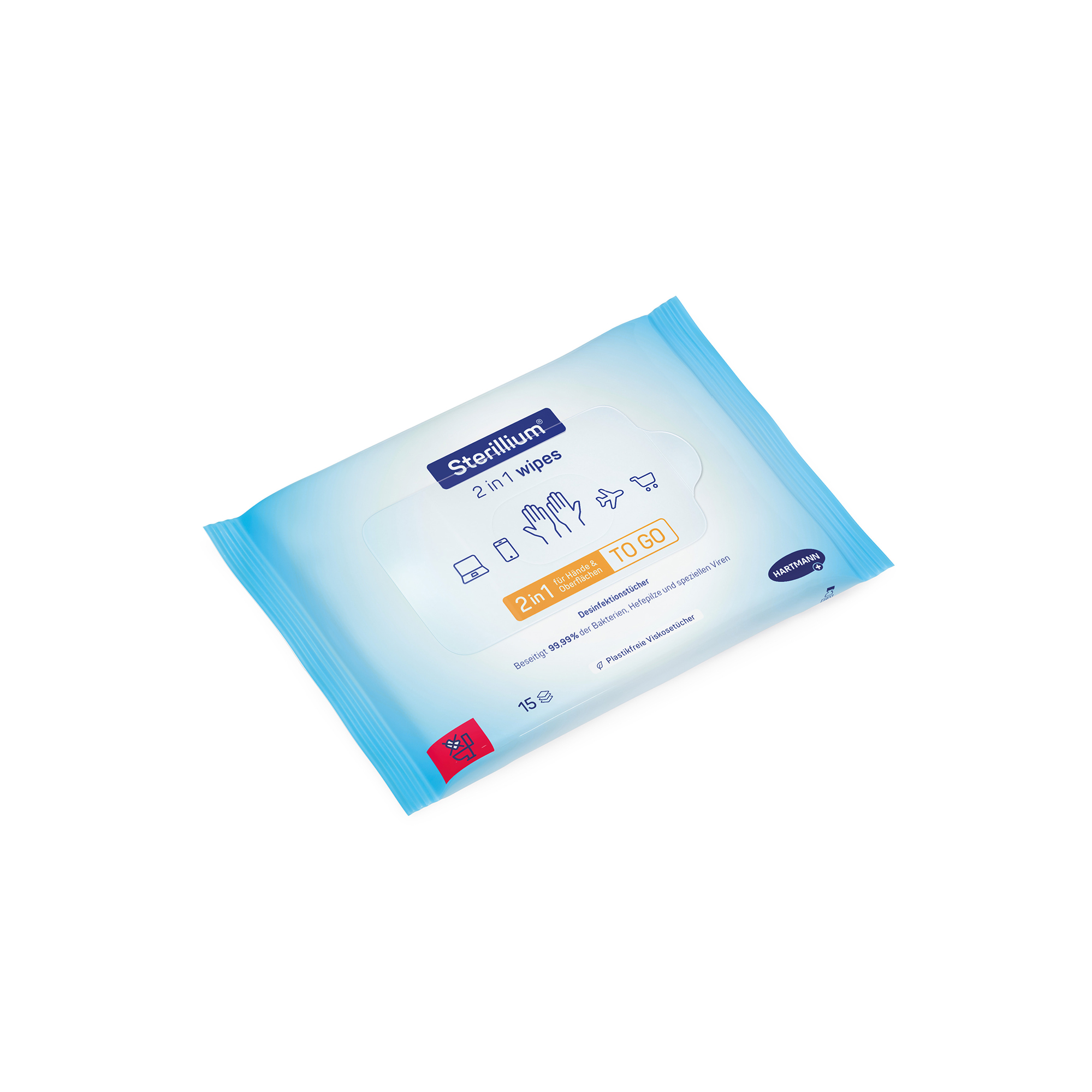 Hartmann Sterillium® 2 in 1 wipes, Hände- und Flächendesinfektionstuch