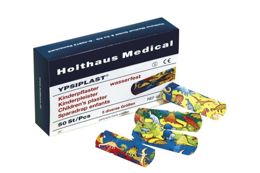 Bunte Kinderpflaster von Holthaus Medical